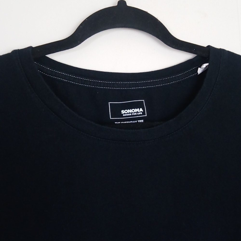 Casual Staple Basic Blank Black Essential Long Sl… - image 3